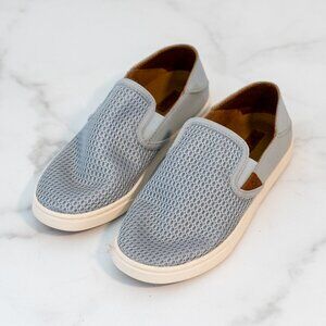 OluKai Shoes Womens Size 7 Pehuea Mesh Slip On Comfort Loafer Sneakers LT Blue